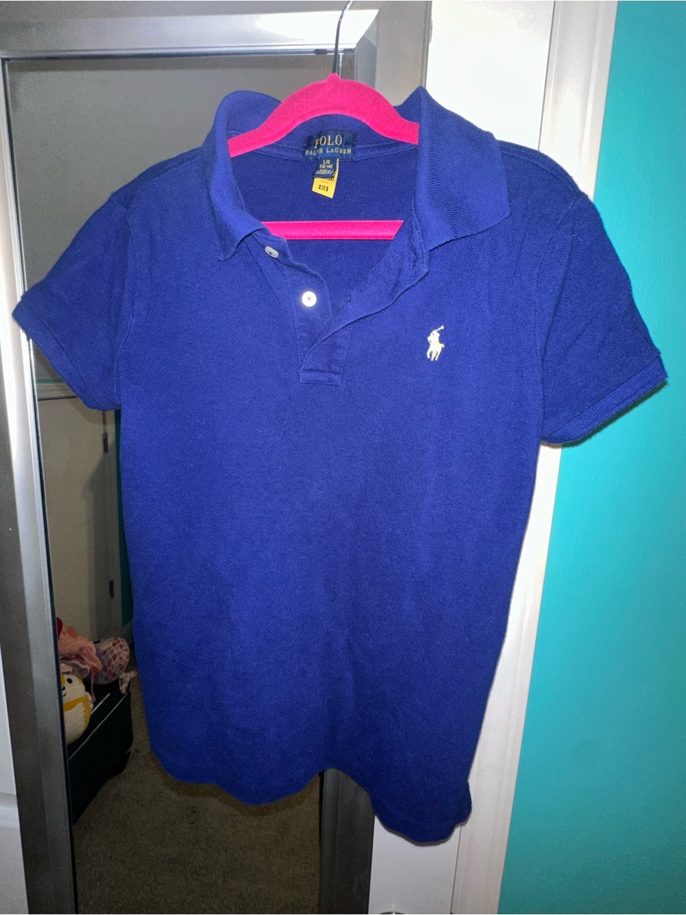 Polo by Ralph Lauren Boys Royal Blue Polo Shirt with White Pony